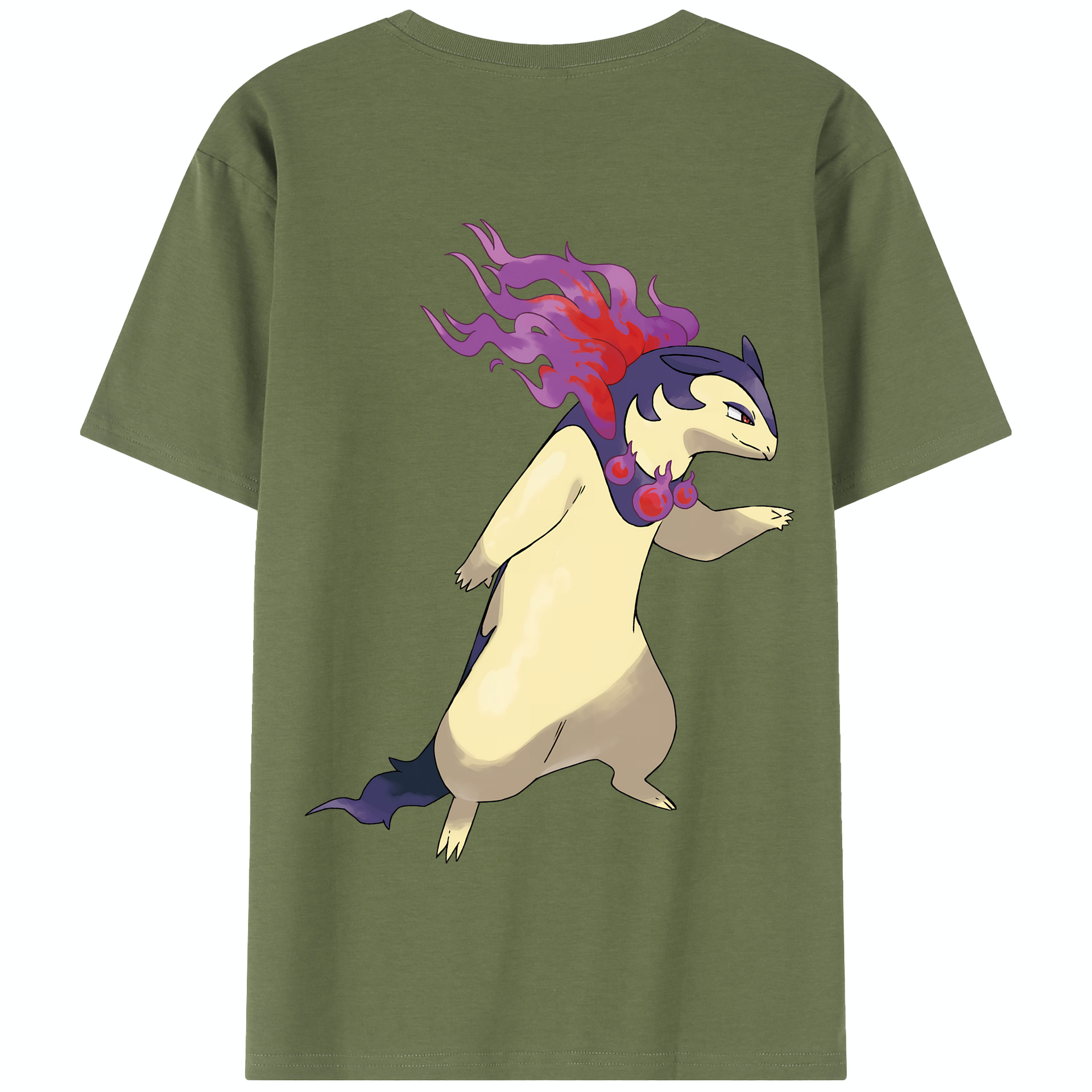 （画像用） ポケットモンスター Pokémon 綿100％半袖Tシャツ（背面プリント）